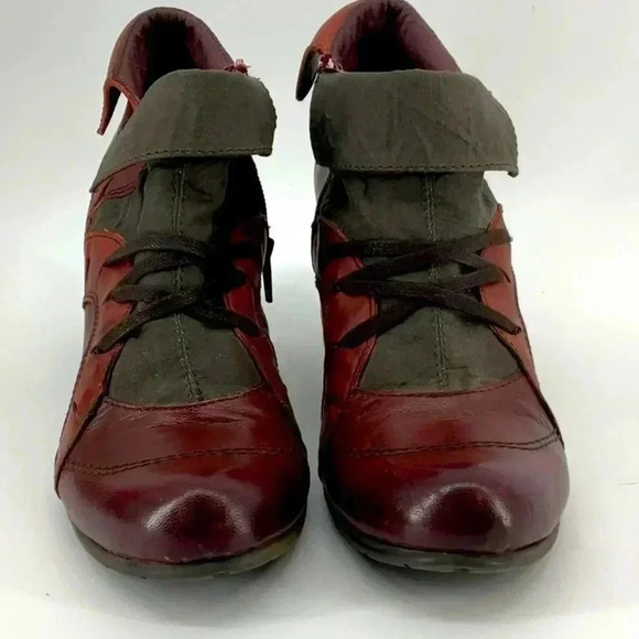 DKODE LEATHER HEEL  ANKLE BOOTS - Picture 2 of 6